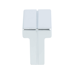 Berenson Skyline 1-3/8 Inch Length Polished Chrome Cabinet Knob, Zinc Material, Contemporary Style, Uptown Appeal Series