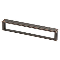 Berenson Oak Park 6-5/16 Inch Center to Center Verona Bronze Cabinet Pull, Artisan Style Zinc Material