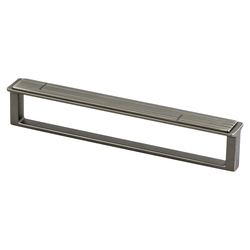 Berenson Oak Park 6-5/16 Inch Center to Center Vintage Nickel Cabinet Pull, Artisan Style Zinc Material
