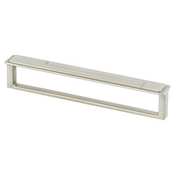 Berenson Oak Park 6-5/16 Inch Center to Center Brushed Nickel Cabinet Pull, Artisan Style Zinc Material