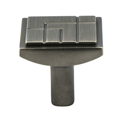 Berenson Oak Park 1-1/8 Inch Diameter Vintage Nickel Cabinet Knob, Artisan Style, Zinc Material