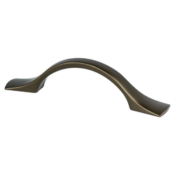 Berenson Echo Collection 3 Inch Center to Center Oil Rubbed Bronze Cabinet Pull, Traditional Style Zinc Material