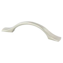 Berenson Echo Traditional 3-3/4 Inch Center to Center Brushed Nickel Cabinet Pull for Kitchen/Bath