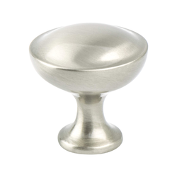 Berenson Echo 1-3/16 Inch Diameter Traditional Brushed Nickel Cabinet Knob for Kitchen, Bath, and Closets