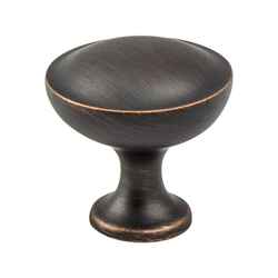 Berenson Echo 1-3/16 Inch Diameter Verona Bronze Cabinet Knob for Kitchen/Bath/Closet