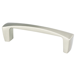 25% OFF Berenson Aspire 3-3/4 Inch Center to Center Brushed Nickel Cabinet Pull, Zinc Material, Transitional Style