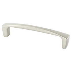 Berenson Aspire 5-1/16 Inch Center to Center Brushed Nickel Cabinet Pull, Zinc Material, Transitional Style