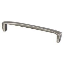 Berenson Aspire 6-5/16 Inch Center to Center Brushed Tin Cabinet Pull, Zinc Material, Transitional Style, Classic Comfort Series