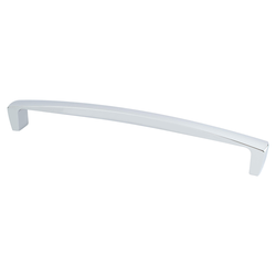 Berenson Aspire 12 Inch Center to Center Polished Chrome Cabinet Pull, Zinc Material, Transitional Style