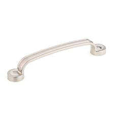 Arezzo 5-1/32 Inch Center to Center Traditional Cabinet Pull, Brushed Nickel