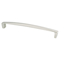 Berenson Aspire 12 Inch Center to Center Brushed Nickel Cabinet Pull, Zinc Material, Transitional Style