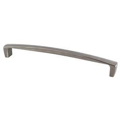 Berenson Aspire 12 Inch Center to Center Brushed Tin Cabinet Pull, Zinc Material, Transitional Style