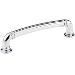 Casoria 5-1/32 Inch Center to Center Traditional Cabinet Pull, Chrome