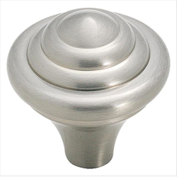 Clearance Sale, Divinity 1-1/4 Inch Diameter Satin Nickel Cabinet Knob