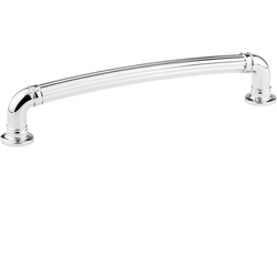 Casoria 7-9/16 Inch Center to Center Traditional Cabinet Pull, Chrome