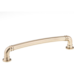 Casoria 7-9/16 Inch Center to Center Traditional Cabinet Pull, Champagne Bronze