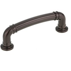 Casoria 3-25/32 Inch Center to Center Traditional Cabinet Pull, Honey Bronze