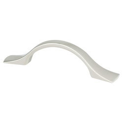 Berenson Echo Collection 3 Inch Center to Center Polished Nickel Cabinet Pull, Traditional Style Zinc Material