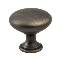 Berenson Advantage Plus 1, 1-1/8 Inch Diameter Verona Bronze Traditional Cabinet Knob