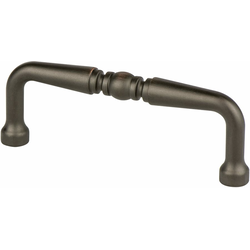 Berenson Advantage Plus Two 3 Inch C/C Traditional Cabinet Pull in Verona Bronze, Ideal for Businesses and Professionals