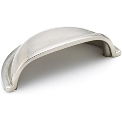 Kirkland 3 Inch Center to Center Traditional Cabinet Pull, Brushed Nickel