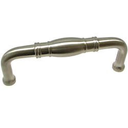 Pincourt 3 Inch Center to Center Traditional Cabinet Pull, Brushed Nickel