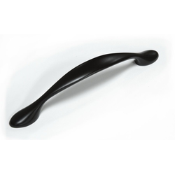 Laurelton 3-25/32 Inch Center to Center Traditional Cabinet Pull, Matte Black