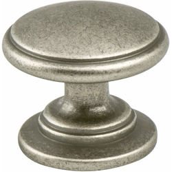 Final Sale, Special Order, Berenson Advantage Plus 5, 1-3/16 Inch Diameter Weathered Nickel Traditional Cabinet Knob