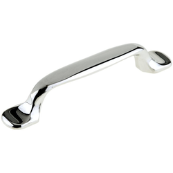 Monceau 3-25/32 Inch Center to Center Traditional Cabinet Pull, Chrome