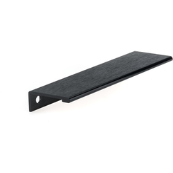 Lincoln 5-1/32 Inch Center to Center Contemporary Cabinet Pull, Brushed Black