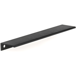 Lincoln 7-9/16 Inch Center to Center Contemporary Cabinet Pull, Brushed Black