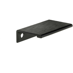 Lincoln 1-31/32 Inch Center to Center Contemporary Cabinet Pull, Brushed Black