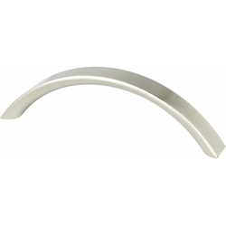 Berenson Advantage Plus 7, 3-3/4 Inch Center to Center Brushed Nickel Cabinet Pull for Modern Interiors