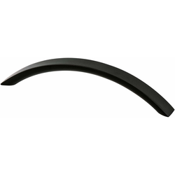 Berenson Advantage Plus 7, 5-1/16 Inch C/C, Matte Black, Zinc, Contemporary Style Cabinet Pull