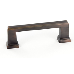 Mirabel 3-25/32 Inch Center to Center Transitional Cabinet Pull, Brushed Oil-Rubbed Bronze