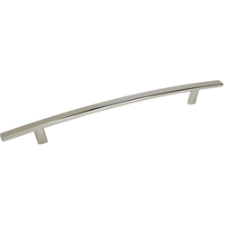 Padova 7-9/16 Inch Center to Center Transitional Cabinet Pull, Polished Nickel