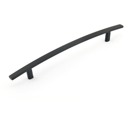 Padova 7-9/16 Inch Center to Center Transitional Cabinet Pull, Matte Black