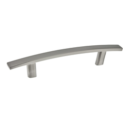 Padova 3-25/32 Inch Center to Center Transitional Cabinet Pull, Brushed Nickel