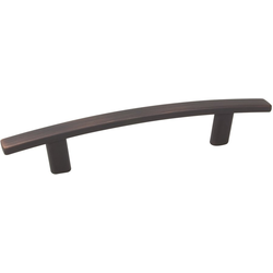 Padova 3-25/32 Inch Center to Center Transitional Cabinet Pull, Brushed Oil-Rubbed Bronze