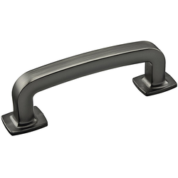 Terrebonne 3 Inch Center to Center Transitional Cabinet Pull, Antique Nickel