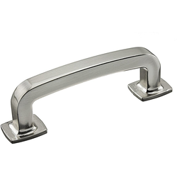 Terrebonne 3 Inch Center to Center Transitional Cabinet Pull, Brushed Nickel
