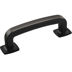 Terrebonne 3 Inch Center to Center Transitional Cabinet Pull, Brushed Oil-Rubbed Bronze