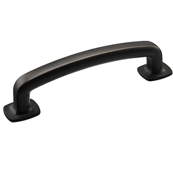 Terrebonne 3-25/32 Inch Center to Center Transitional Cabinet Pull, Brushed Oil-Rubbed Bronze