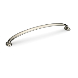 Dorval 7-9/16 Inch Center to Center Traditional Cabinet Pull, Brushed Nickel