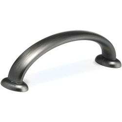 Dorval 3-25/32 Inch Center to Center Traditional Cabinet Pull, Antique Nickel