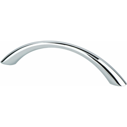 Berenson Advantage Plus 7, 4-1/2 Inch Length, Polished Chrome Cabinet Pull, Contemporary Design, Aluminum Material