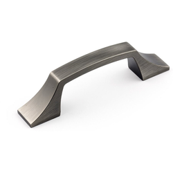 Rosemere 3-25/32 Inch Center to Center Transitional Cabinet Pull, Antique Nickel