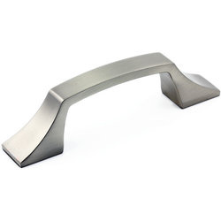 Rosemere 3-25/32 Inch Center to Center Transitional Cabinet Pull, Brushed Nickel