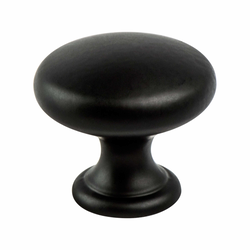 25% OFF Berenson Advantage Plus 31mm Diameter Matte Black Knob, Contemporary Style Aluminum Decorative Hardware for Cabinets and Furniture