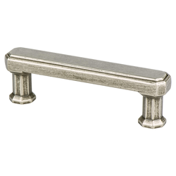 Final Sale, Special Order, Berenson Harmony Traditional 3 Inch Center to Center Weathered Nickel Cabinet Pull for Home and Business